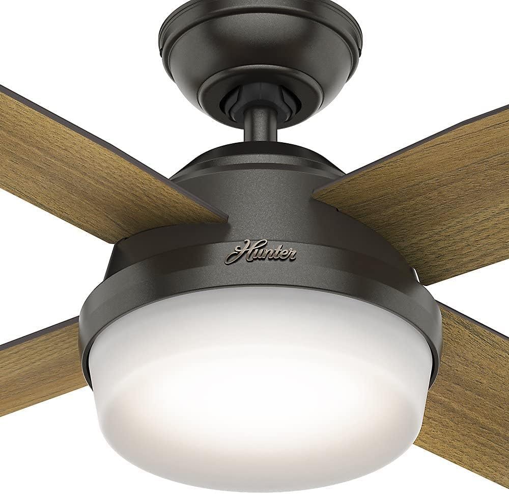 Hunter Dempsey Indoor Ceiling Fan with LED Light and Remote Control Review