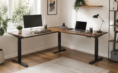 8 Best L-Shaped Standing Desks for Dual-Zone Work and Gaming