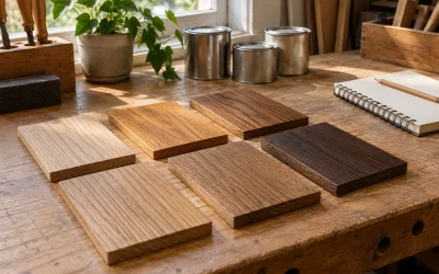Make a Sample Board to Compare Wood Finishes
