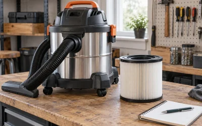 Keep a Shop Vacuum Filter Replacement Record