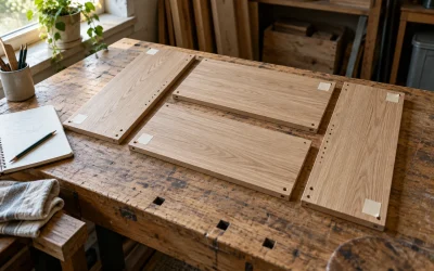 Label Matching Wood Parts Before Assembly