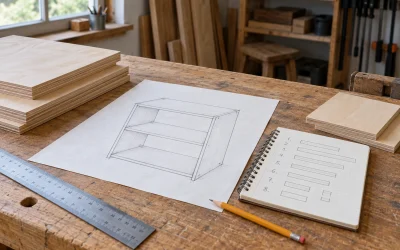 Make a Cut List From a Simple Cabinet Sketch