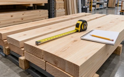 Record Actual Board Sizes at the Lumber Store