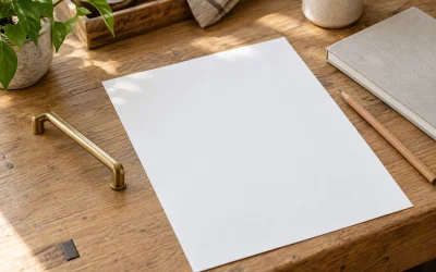 Transfer Hardware Hole Spacing with a Paper Template