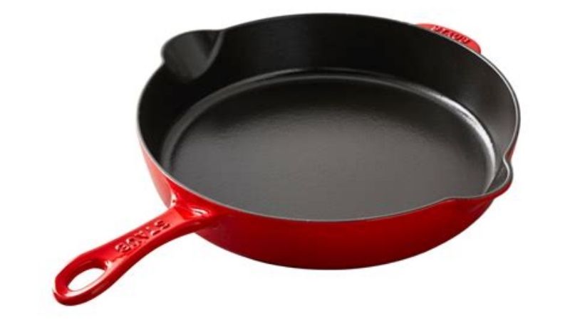 enameled cast iron skillet