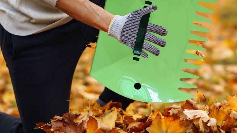 ergonomic leaf rake