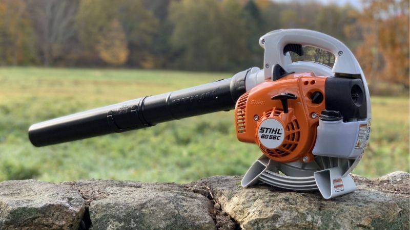 gas leaf blower