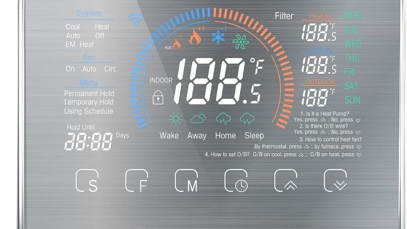 heat pump thermostat