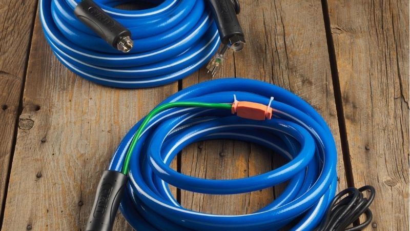 heated garden hose