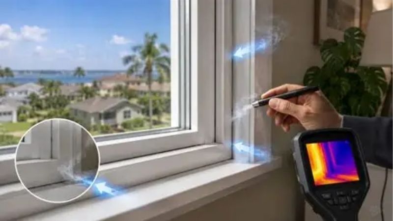 how to check home air leaks
