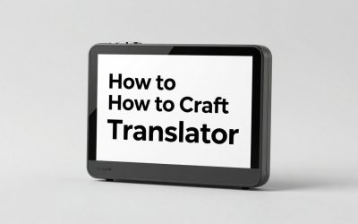 How to Craft the Translator in Fisch