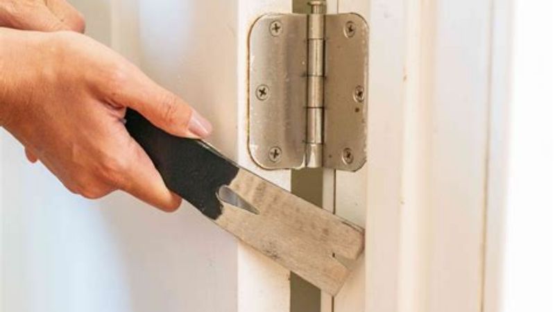 how to fix sticking doors