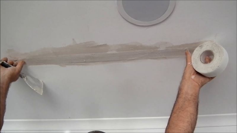 how to patch ceiling cracks