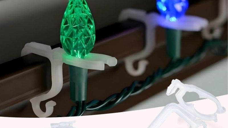 outdoor Christmas light clips