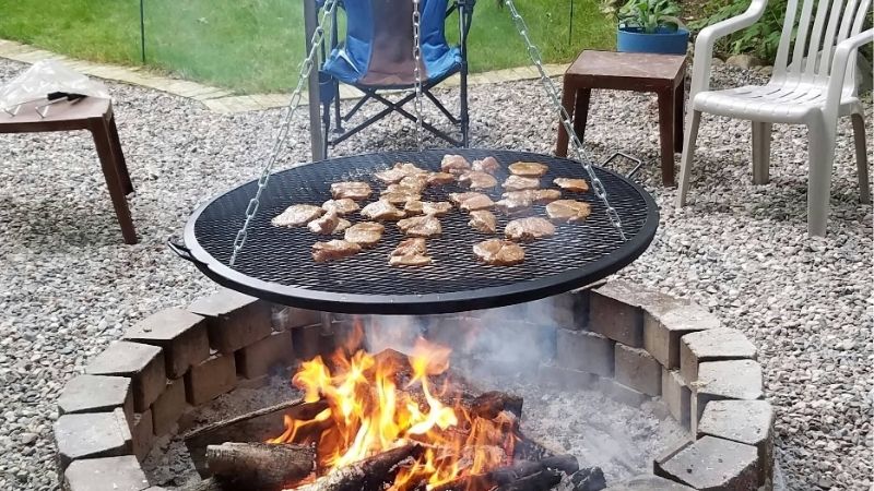 outdoor firewood rack