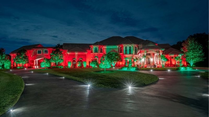 permanent outdoor Christmas lights