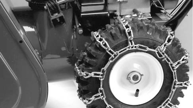 snow blower tire chains