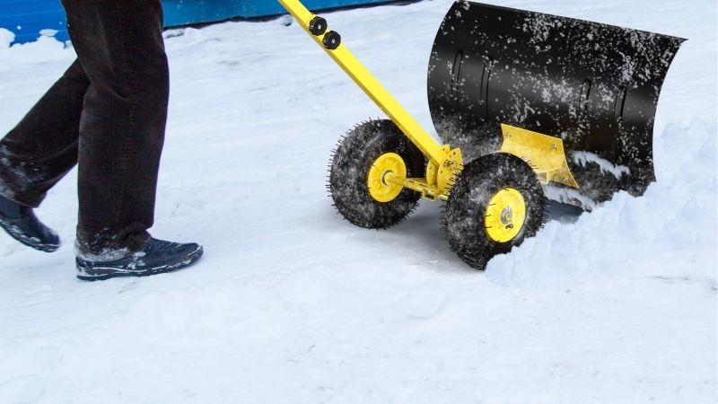 snow pusher shovel
