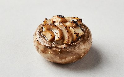 Stuffed Mushrooms Recipes With Roasted Red Bells