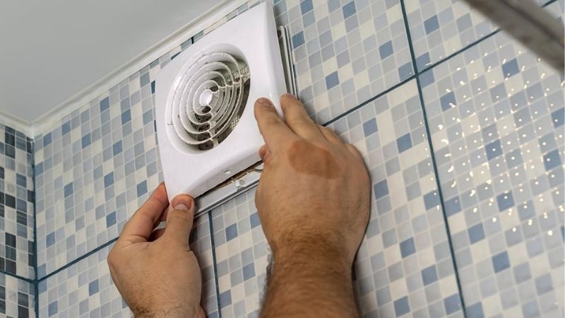 why is my bathroom fan dripping water
