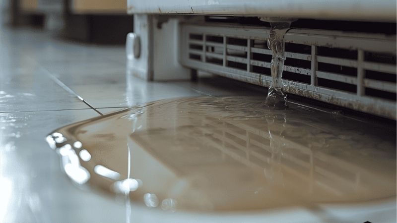 why is my refrigerator leaking water