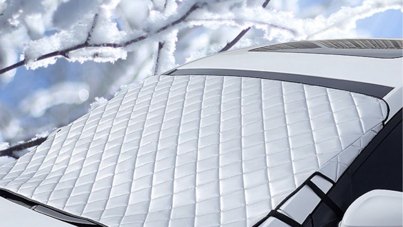 windshield snow cover